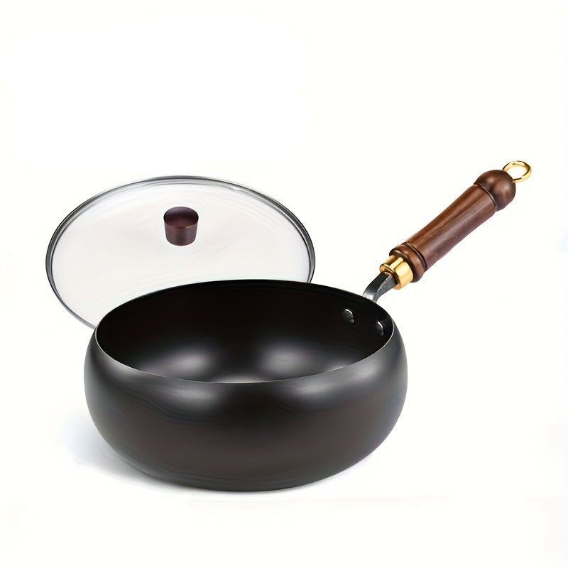 Cast Iron Skillet with Lid High Performance Cooking Essential-Kitchen & Dining > Cookware-casanuva-24 cm with Glass Lid-casanuva