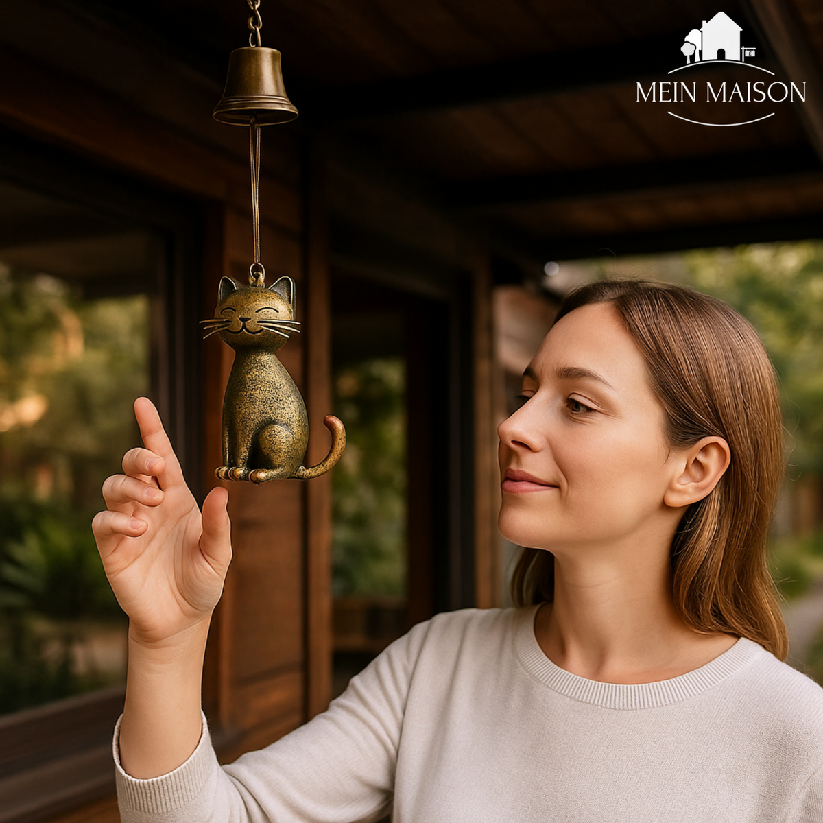 Cat Wind Chime with Magical Design-Home Decor > Decorative Accessories-casanuva-casanuva