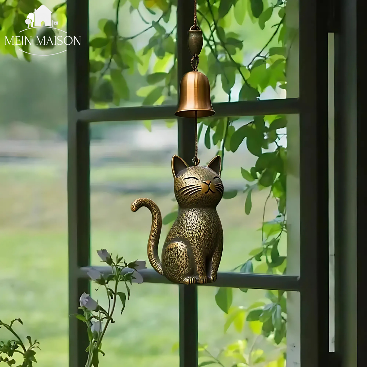Cat Wind Chime with Magical Design-Home Decor > Decorative Accessories-casanuva-casanuva