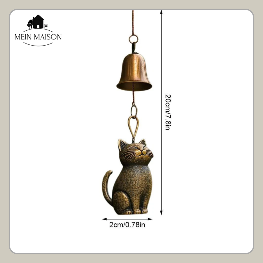 Cat Wind Chime with Magical Design-Home Decor > Decorative Accessories-casanuva-casanuva
