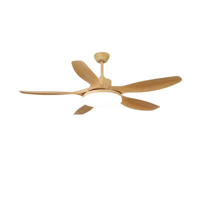 Ceiling Fan Light 48 Inch 52 Inch Keltis-Lighting > Ceiling Lights-casanuva-48" x H 11.8"-Nature Wood Grain-3-Color Changeable-casanuva