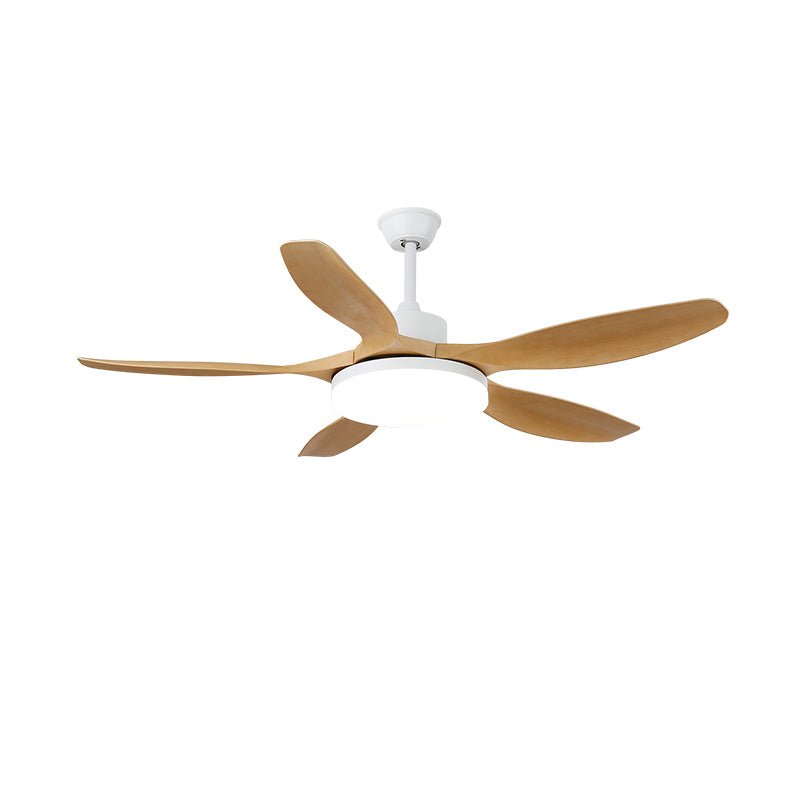 Ceiling Fan Light 48 Inch 52 Inch Keltis-Lighting > Ceiling Lights-casanuva-48" x H 11.8"-Nature Wood Grain & White-3-Color Changeable-casanuva