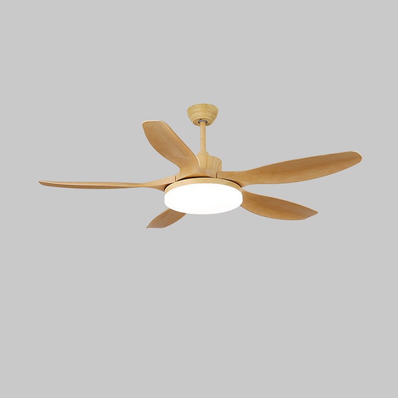 Ceiling Fan Light 48 Inch 52 Inch Keltis-Lighting > Ceiling Lights-casanuva-52" x H 11.8"-Nature Wood Grain-3-Color Changeable-casanuva
