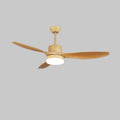 Ceiling Fan Light 48 Inch 52 Inch Keltis-Lighting > Ceiling Lights-casanuva-52" x H 11.8"-Nature Wood Light-Three-Color Changing-casanuva