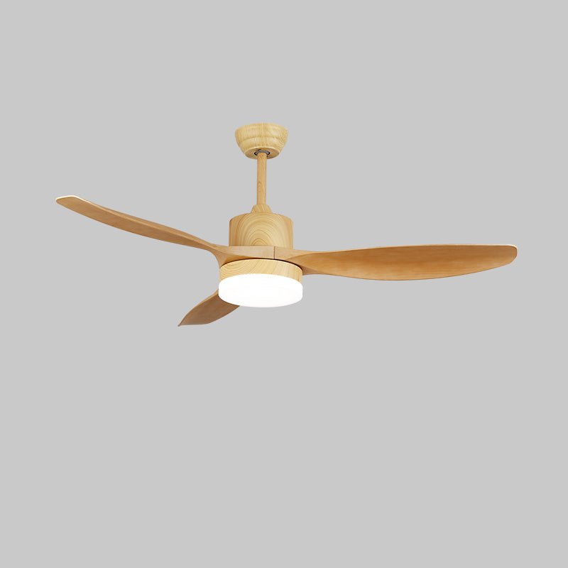 Ceiling Fan Light 48 Inch 52 Inch Keltis-Lighting > Ceiling Lights-casanuva-52" x H 11.8"-Nature Wood Light-Three-Color Changing-casanuva