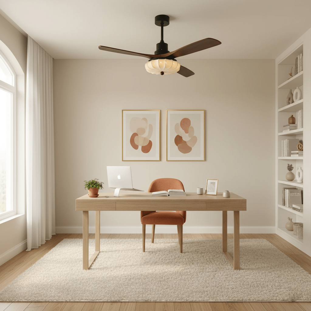 Ceiling Fan Light Lotus Bloom Design-Lighting > Ceiling Lights-casanuva-casanuva