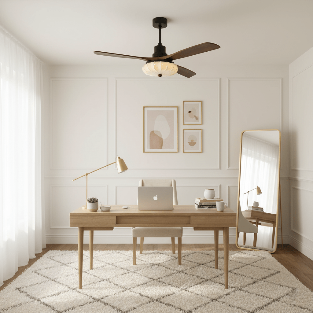 Ceiling Fan Light Lotus Bloom Design-Lighting > Ceiling Lights-casanuva-casanuva