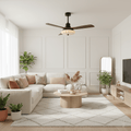 Ceiling Fan Light Lotus Bloom Design-Lighting > Ceiling Lights-casanuva-casanuva