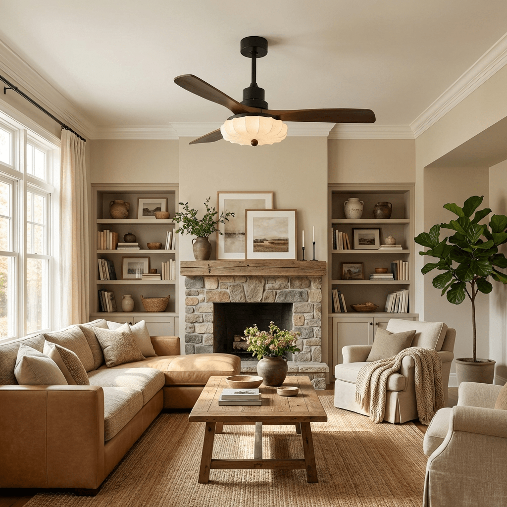 Ceiling Fan Light Lotus Bloom Design-Lighting > Ceiling Lights-casanuva-casanuva