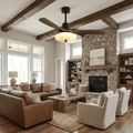 Ceiling Fan Light Lotus Bloom Design-Lighting > Ceiling Lights-casanuva-casanuva