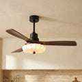 Ceiling Fan Light Lotus Bloom Design-Lighting > Ceiling Lights-casanuva-casanuva