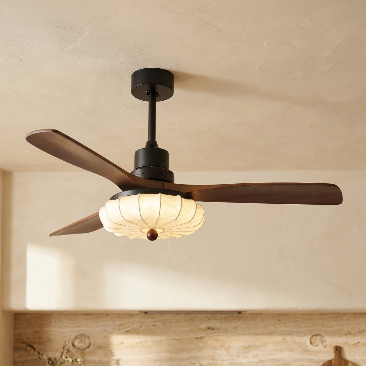 Ceiling Fan Light Lotus Bloom Design-Lighting > Ceiling Lights-casanuva-casanuva