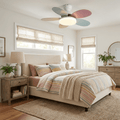 Ceiling Fan Light with Dimmable LED and Modern Design-Lighting > Ceiling Lights-casanuva-casanuva