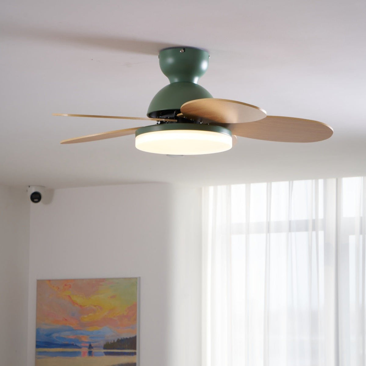 Ceiling Fan Light with Dimmable LED and Modern Design-Lighting > Ceiling Lights-casanuva-casanuva