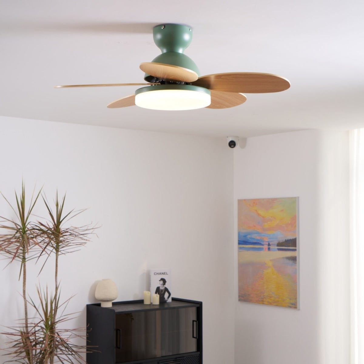 Ceiling Fan Light with Dimmable LED and Modern Design-Lighting > Ceiling Lights-casanuva-casanuva