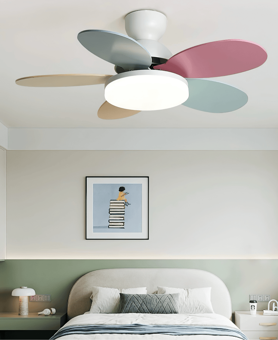 Ceiling Fan Light with Dimmable LED and Modern Design-Lighting > Ceiling Lights-casanuva-casanuva