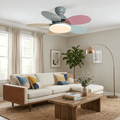 Ceiling Fan Light with Dimmable LED and Modern Design-Lighting > Ceiling Lights-casanuva-casanuva