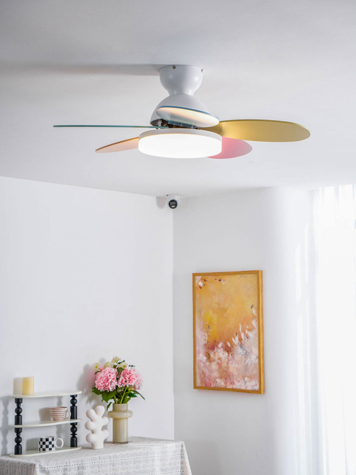 Ceiling Fan Light with Dimmable LED and Modern Design-Lighting > Ceiling Lights-casanuva-casanuva