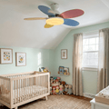 Ceiling Fan Light with Dimmable LED and Modern Design-Lighting > Ceiling Lights-casanuva-casanuva