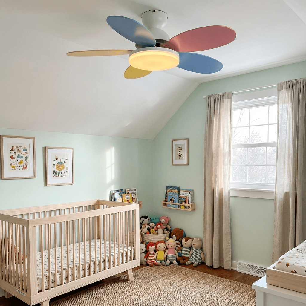 Ceiling Fan Light with Dimmable LED and Modern Design-Lighting > Ceiling Lights-casanuva-casanuva