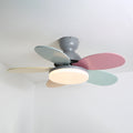 Ceiling Fan Light with Dimmable LED and Modern Design-Lighting > Ceiling Lights-casanuva-Grey & Colourful 90cm...-3-Color Changeable-casanuva