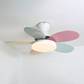 Ceiling Fan Light with Dimmable LED and Modern Design-Lighting > Ceiling Lights-casanuva-White & Colourful 90c...-3-Color Changeable-casanuva
