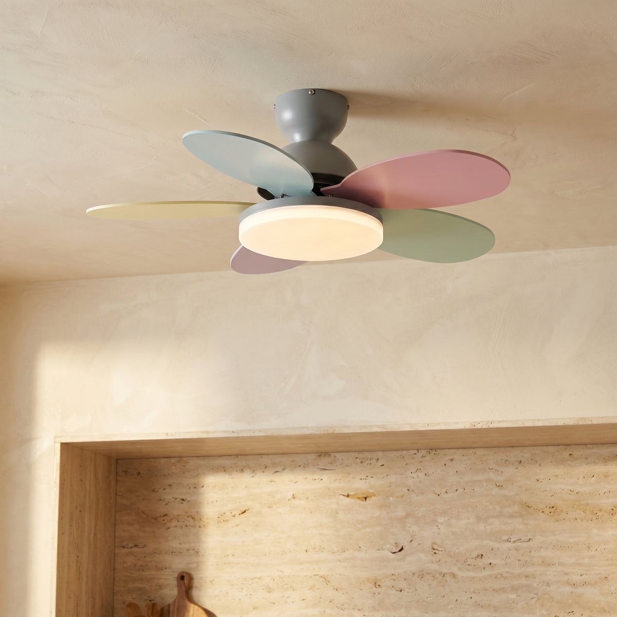 Ceiling Fan Light with Dimmable LED and Modern Design-Lighting > Ceiling Lights-casanuva-casanuva