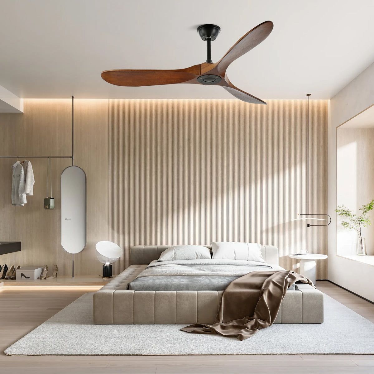 Ceiling Fan with Remote Control and Energy Efficient Design-Lighting > Ceiling Lights-casanuva-casanuva