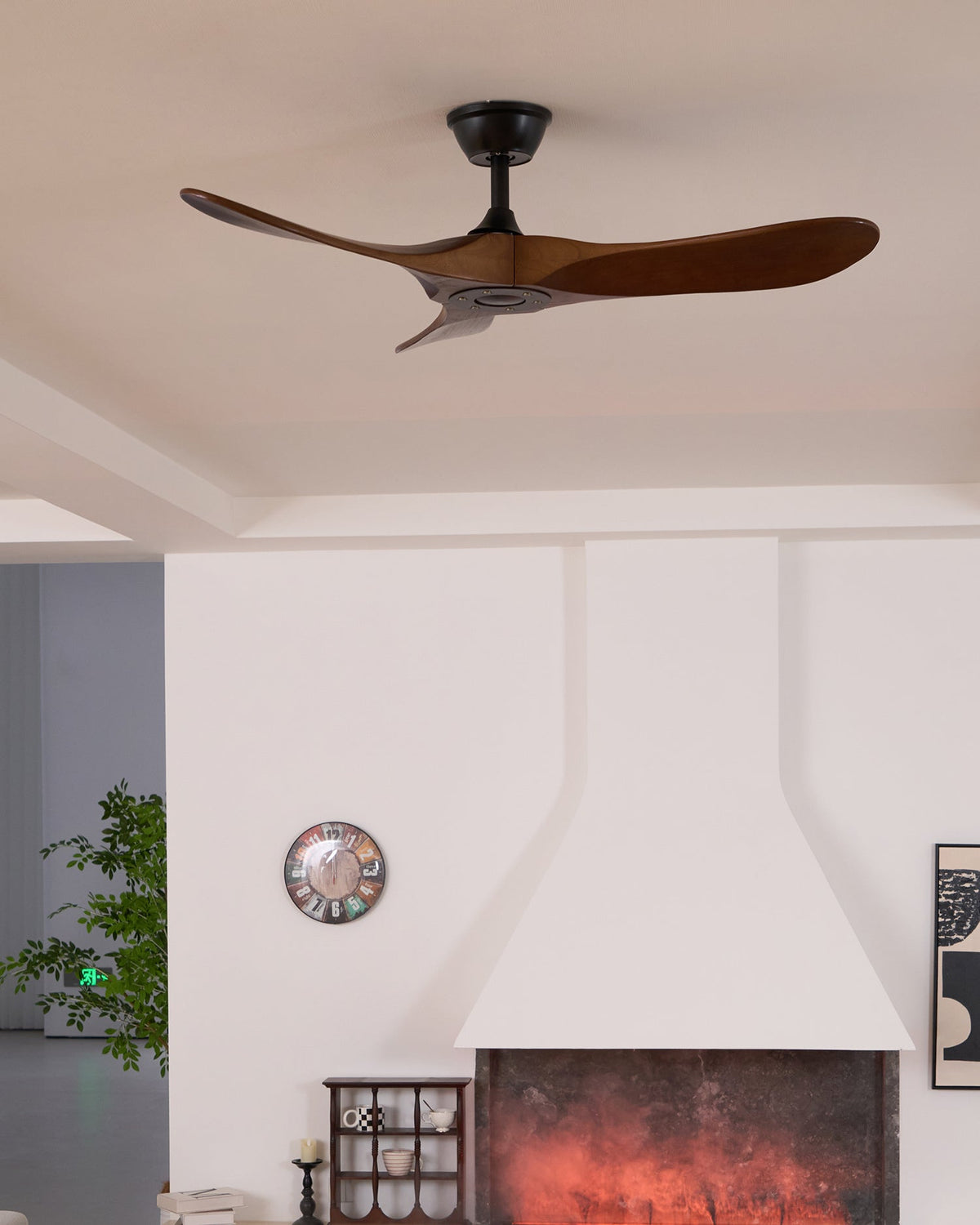 Ceiling Fan with Remote Control and Energy Efficient Design-Lighting > Ceiling Lights-casanuva-casanuva