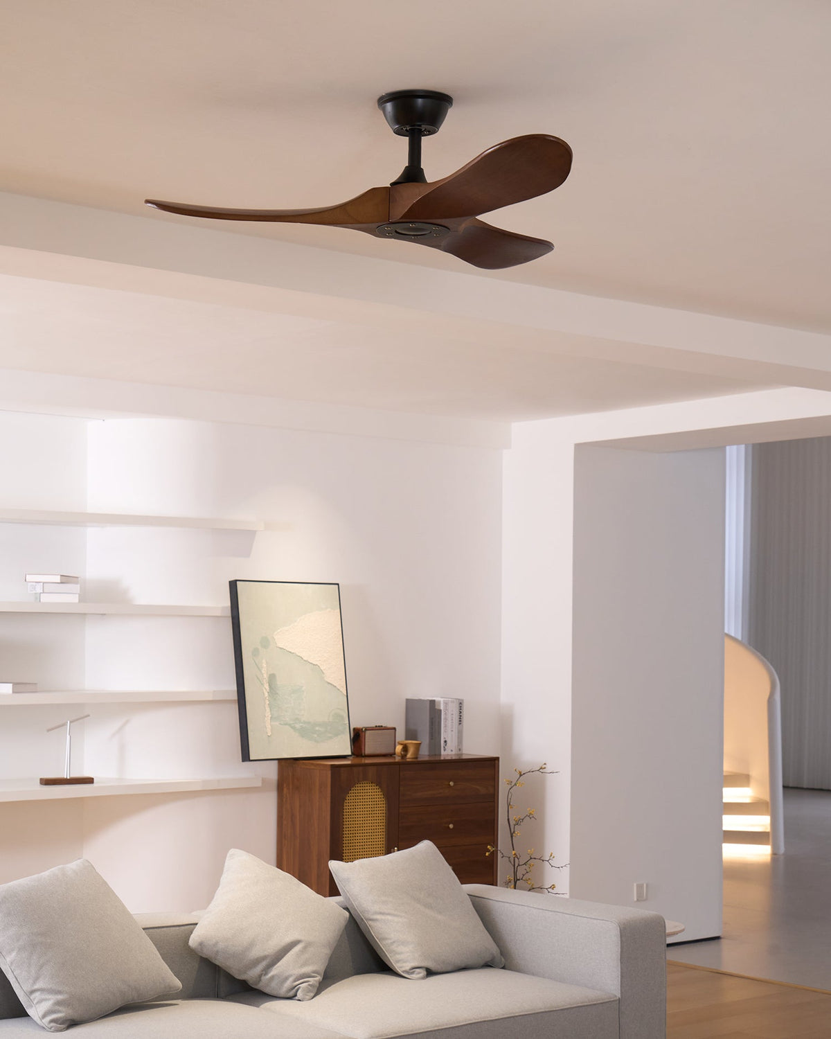 Ceiling Fan with Remote Control and Energy Efficient Design-Lighting > Ceiling Lights-casanuva-casanuva