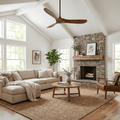 Ceiling Fan with Remote Control and Energy Efficient Design-Lighting > Ceiling Lights-casanuva-casanuva
