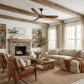Ceiling Fan with Remote Control and Energy Efficient Design-Lighting > Ceiling Lights-casanuva-casanuva