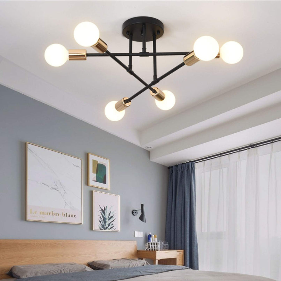 Ceiling Lamp Modern Simple Design for Living Room-Lighting > Ceiling Lights-casanuva-Black-D70*H20CM-casanuva