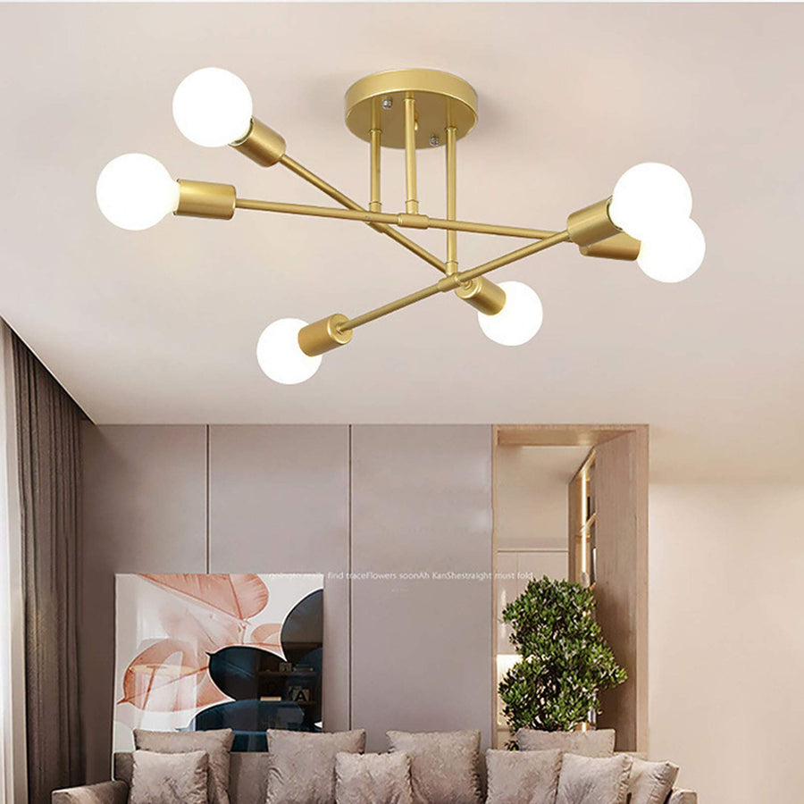 Ceiling Lamp Modern Simple Design for Living Room-Lighting > Ceiling Lights-casanuva-Gold-D70*H20CM-casanuva