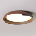 Ceiling Light Fixture for Bedroom LED Modern Design-Lighting > Ceiling Lights-casanuva-Black+Brown-D46*H10cm-Warm Light-casanuva