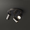 Ceiling Light Hugo Hotspot LED-Lighting > Ceiling Lights-casanuva-3 heads 25cmx15cm-Black-casanuva