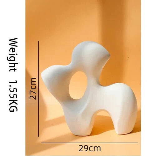 Ceramic Abstract Decorative Sculpture-Home Decor > Sculptures & Figurines-casanuva-casanuva