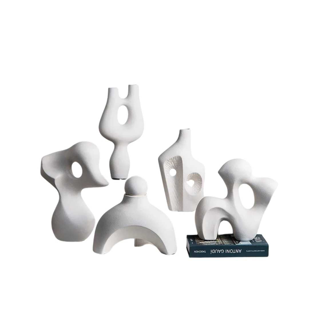 Ceramic Abstract Decorative Sculpture-Home Decor > Sculptures & Figurines-casanuva-casanuva