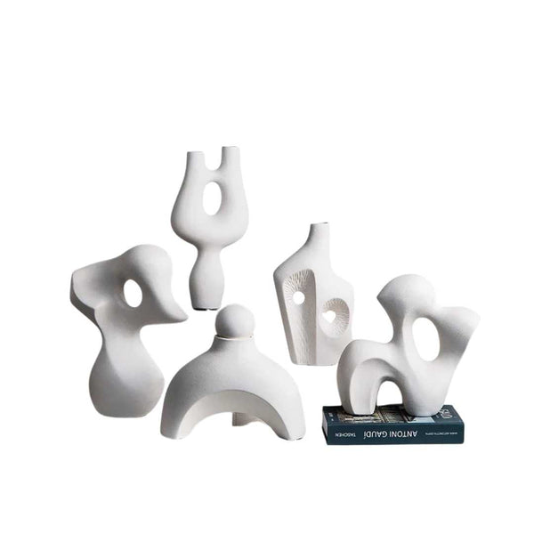 Ceramic Abstract Decorative Sculpture-Home Decor > Sculptures & Figurines-casanuva-casanuva