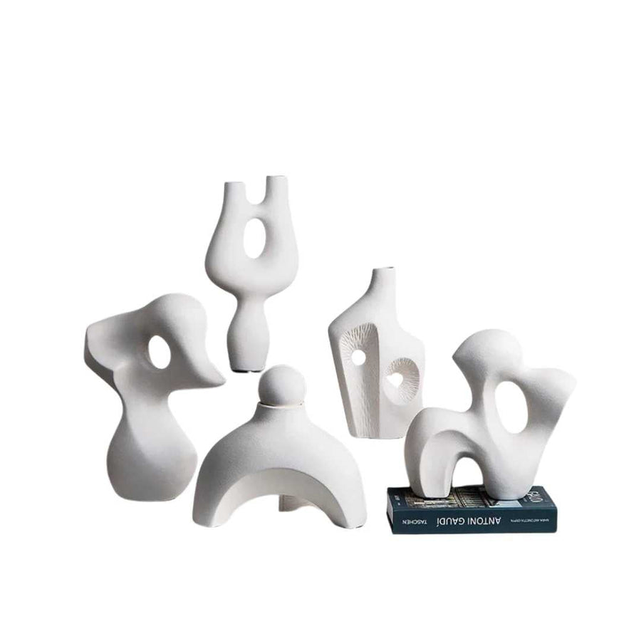 Ceramic Abstract Decorative Sculpture-Home Decor > Sculptures & Figurines-casanuva-casanuva