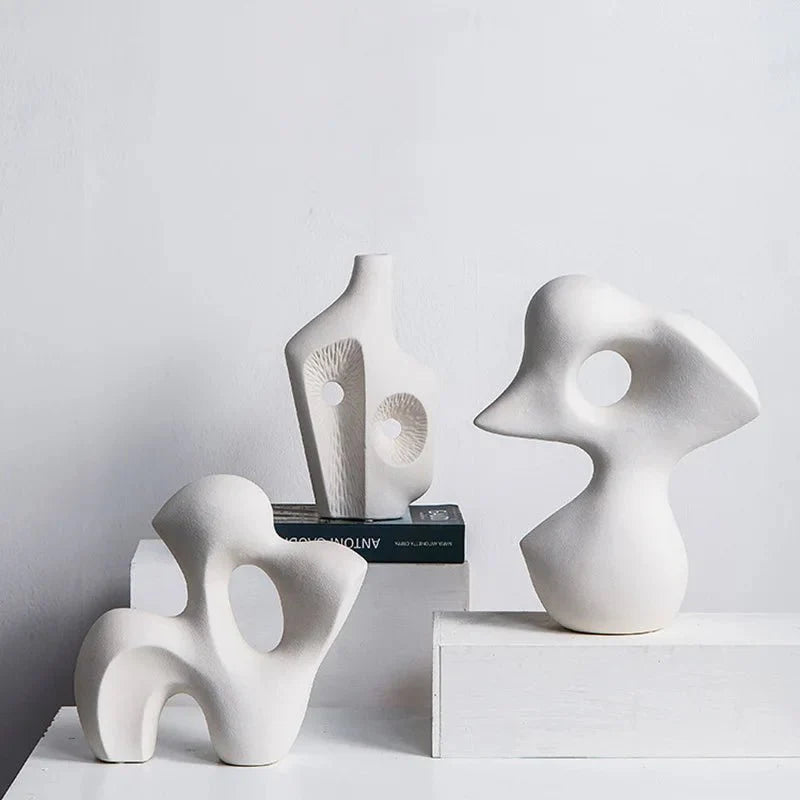 Ceramic Abstract Decorative Sculpture-Home Decor > Sculptures & Figurines-casanuva-casanuva
