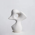 Ceramic Abstract Decorative Sculpture-Home Decor > Sculptures & Figurines-casanuva-White Abstract-casanuva
