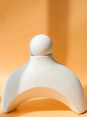 Ceramic Abstract Decorative Sculpture-Home Decor > Sculptures & Figurines-casanuva-White Minimalist-casanuva