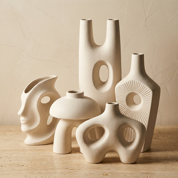 Ceramic Abstract Decorative Sculpture-Home Decor > Sculptures & Figurines-casanuva-casanuva