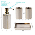 Ceramic Bathroom Accessories Set for Elegant Organization-Bedding & Bath > Bathroom Accessories-casanuva-casanuva