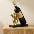 Ceramic Bear Wine Rack for Stylish Bottle Storage-Home Decor > Decorative Accessories-casanuva-casanuva