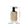 Ceramic Dispenser Japandi Design-Bedding & Bath > Bathroom Accessories-casanuva-casanuva