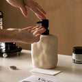 Ceramic Dispenser Japandi Design-Bedding & Bath > Bathroom Accessories-casanuva-casanuva