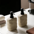 Ceramic Dispenser Japandi Design-Bedding & Bath > Bathroom Accessories-casanuva-casanuva