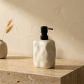 Ceramic Dispenser Japandi Design-Bedding & Bath > Bathroom Accessories-casanuva-casanuva